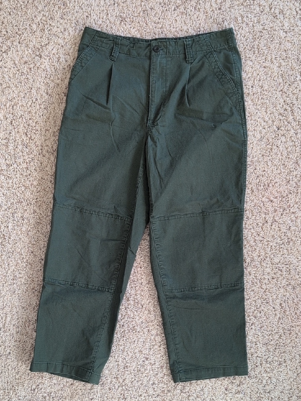 Madewell Women's Forest Green Cargo Pants Sz 30